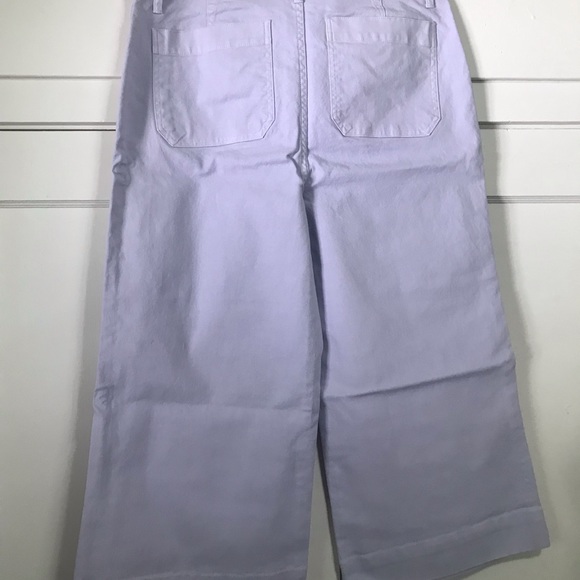 NWT Madewell Petite Emmett Wide-Leg Crop Pants - Picture 10 of 10